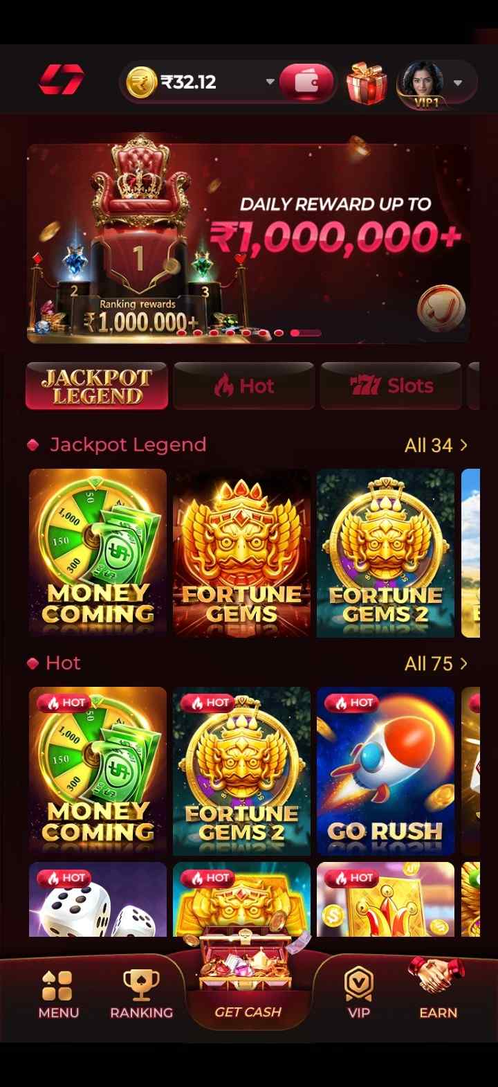 IN7 Game Jackpot Legend - Play Money Coming and Fortune Gems 2 -iin7.com-in7
